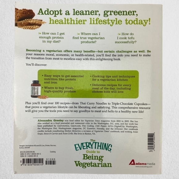 The Everything Guide to Being Vegetarian Book - Picture 2 of 13